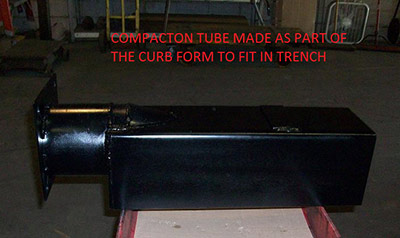 Compact Tube for Trench Curb